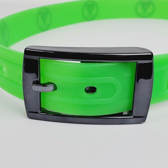 C4 Belt Golf Theme Green Glow In Dark 40.5" X 1.25" Wide Buckle 3" x 2" NICE!! - Picture 2 of 5